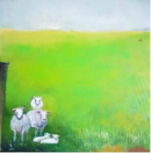 Malet af Bente Stick