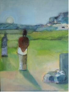 Malet af Bente Stick